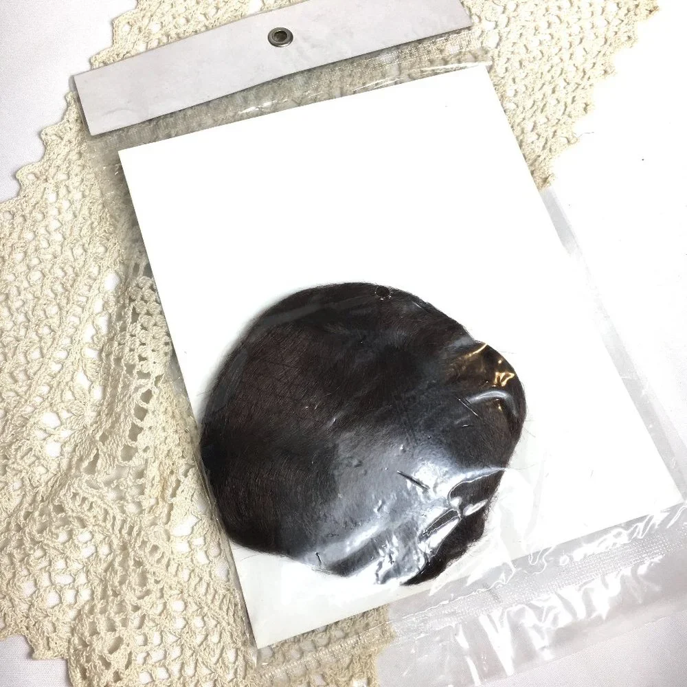 Rubies #2047 Black Short Character Beard & Mustache NWT